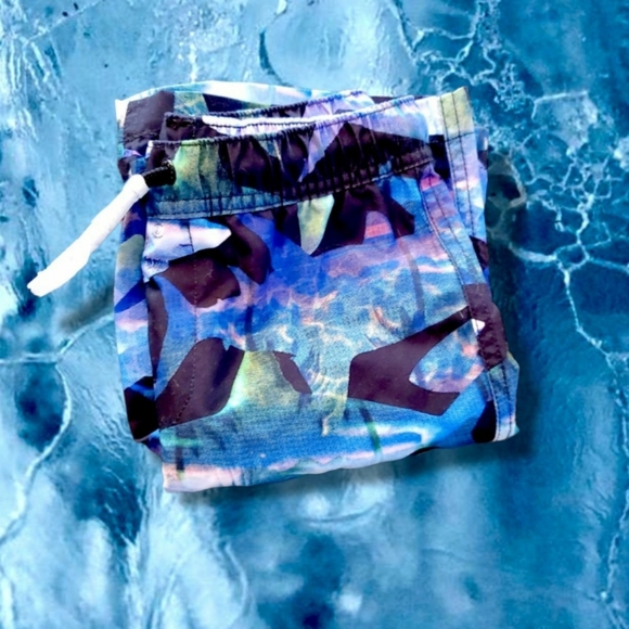 💥SALE💥Shark Print Swim Trunks - Picture 4 of 6